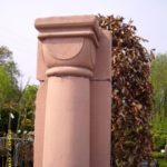 ca. 150 Jahre altes Säulenpärchen aus dem Odenwald.