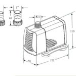 Pumpen für den Außenbereich, Magnetkreiselpumpen. 2000L