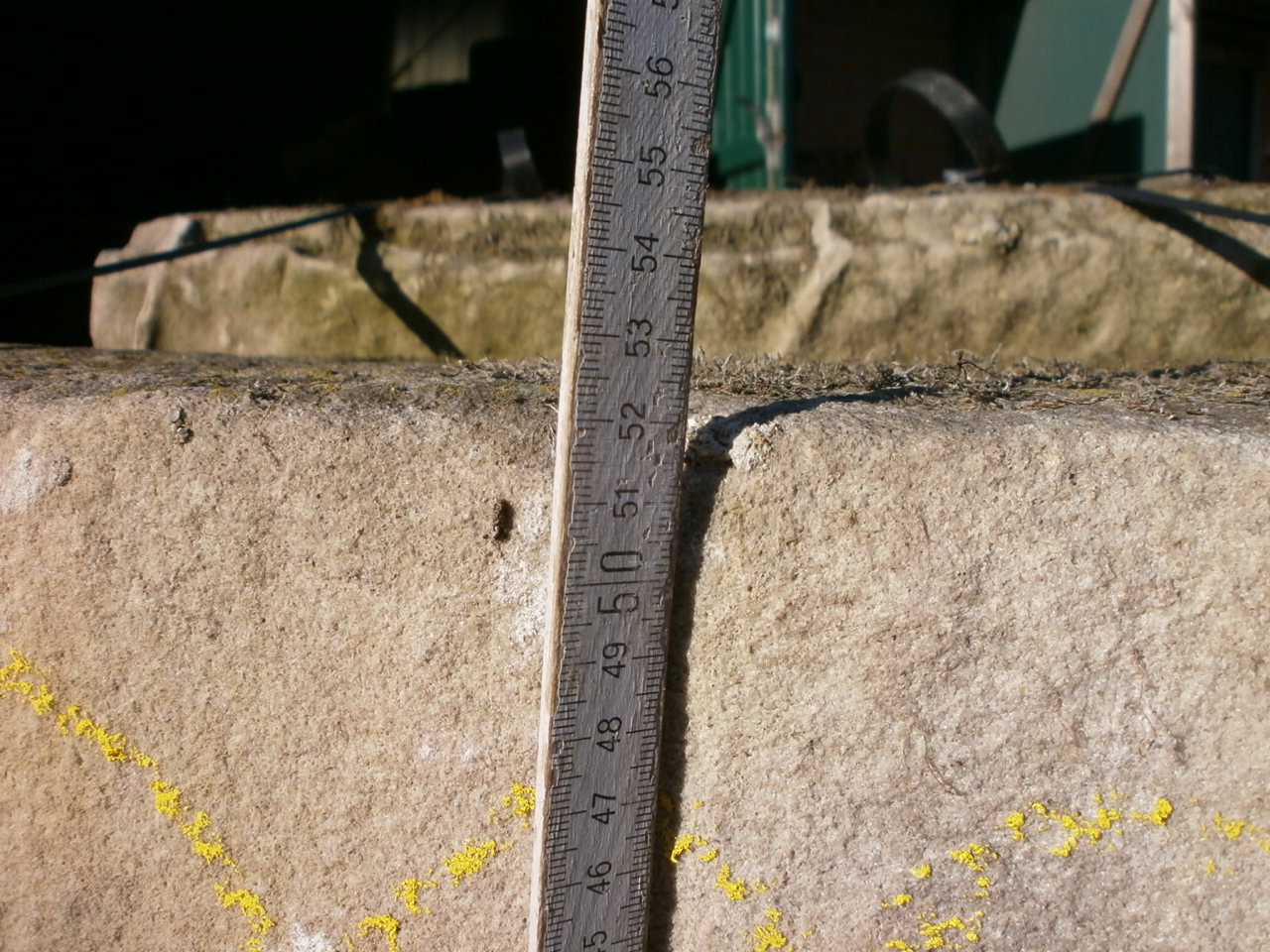 Ankündigung Brunnenring 2m Durchm. Ankündigung Brunnenring 2m Durchm.