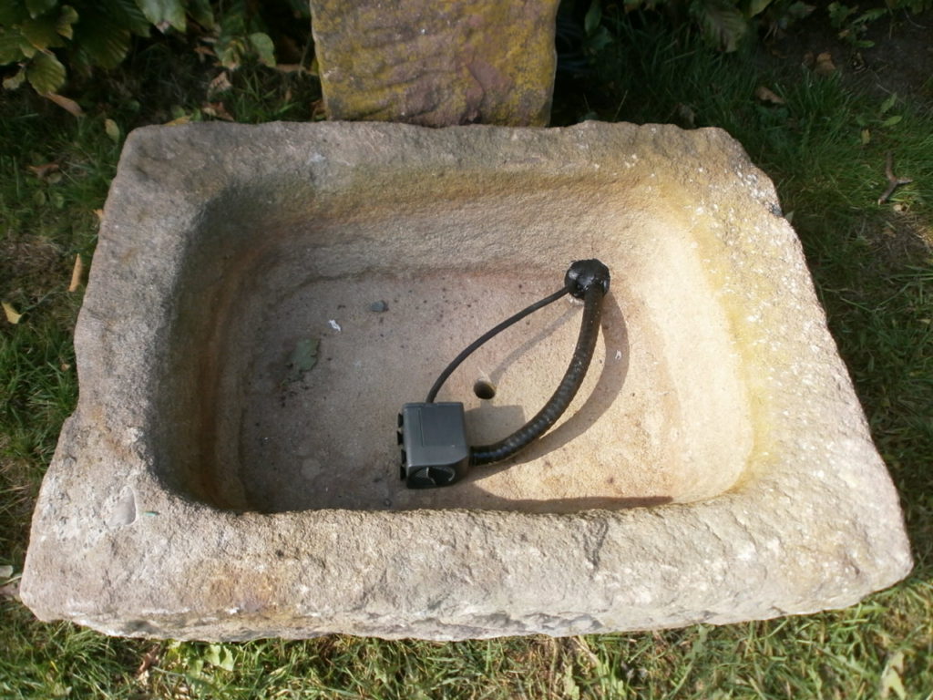 Brunnen aus alten Sandsteinen