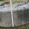 Ein Mühlsteine aus Granit ca. 1000kg