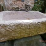 Brunnen aus Untersberger Marmor