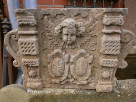 antiker Ofenfuß von 1615