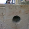 Ofenplatte aus Sandstein antik