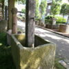 Sandsteinbrunnen in einer schönen Größe